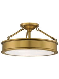 Harbour Point 3-Light Semi Flush Mount